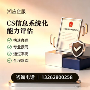 安阳CS信息系统化能力评估申报服务