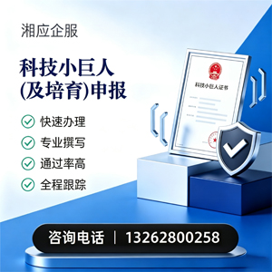 安阳科技小巨人及培育企业申报服务