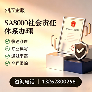 安阳SA8000社会责任体系认证服务